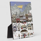 Plaque Photo Célébration des vacances à Leavenworth (Côté)