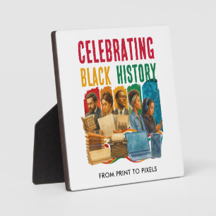 Plaque Photo Célébration personnalisable du Mois de l'histoire