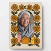 Plaque Photo Cempasúchil Ofrenda Altar Día de Muertos (Devant)