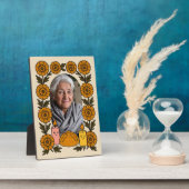 Plaque Photo Cempasúchil Ofrenda Altar Día de Muertos (Côté)