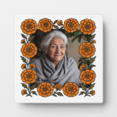 Plaque Photo Cempasúchil Ofrenda Altar Día de Muertos (Devant)