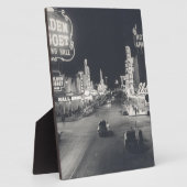 Plaque Photo Centre-ville Las Vegas Retro (Côté)