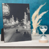 Plaque Photo Centre-ville Las Vegas Retro (Côté)