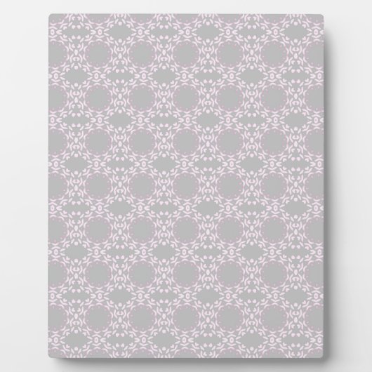 Plaque Photo Cercles roses (Devant)