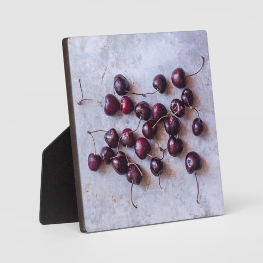 Plaque Photo Cerises (Recto)