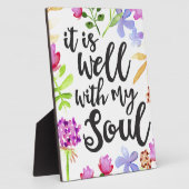 Plaque Photo C'Est Bien Avec Mon Âme (Côté)