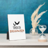 Plaque Photo C'est Halloween (Côté)