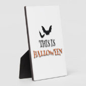Plaque Photo C'est Halloween (Côté)