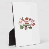 Plaque Photo C'Est La Saison Bloc Acrylique Noël (Côté)