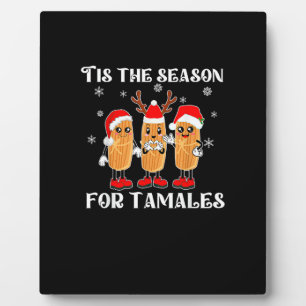 Plaque Photo C'est la saison des tamales Noël mexicain moderne