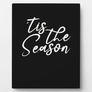 Plaque Photo C'est la saison Design Classique