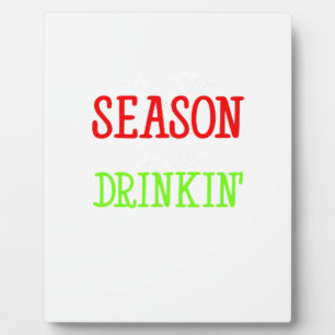 Plaque Photo C'Est La Saison D'Être Des Vacances Boissons