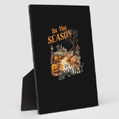 Plaque Photo C'Est La Saison D'Être Éffrayant Automne Halloween (Côté)
