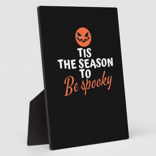 Plaque Photo C'Est La Saison D'Être Esprit Éffrayant Halloween (Côté)