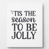 Plaque Photo C'Est La Saison D'Être Fête Du Nouvel An Retro Cl (Devant)