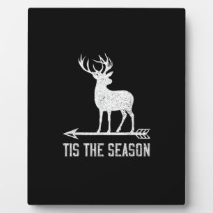 Plaque Photo C'est la saison drôle de chasse au cerf