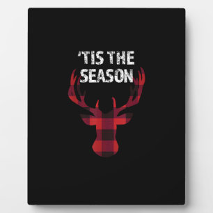 Plaque Photo C'Est La Saison Drôle Noël Buck Deer Men