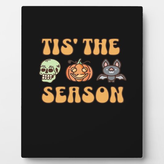 Plaque Photo C'Est La Saison Halloween (Devant)