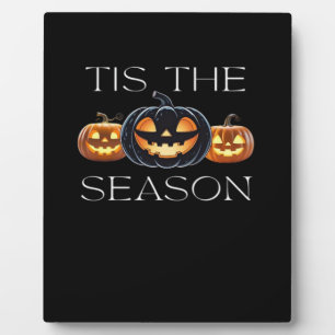 Plaque Photo C'Est La Saison Jack-o'-lantern Funny Halloween Sp