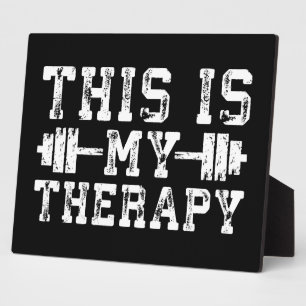 Plaque Photo C'Est Ma Thérapie - Gym Workout Inspirational