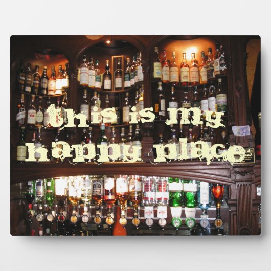 Plaque Photo C'est mon Happy Place (Devant)