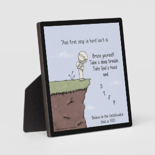 Plaque Photo Cette première étape