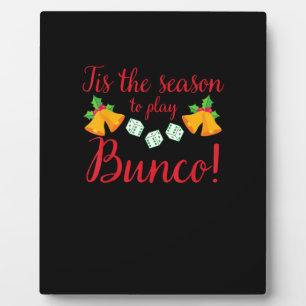 Plaque Photo Cette Saison Jouer Bunco Noël Dice Ga