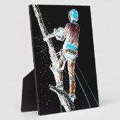 Plaque Photo Chaîne d'arboriste de l'électricien (Côté)