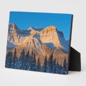 Plaque Photo Chaîne Waputik dans les Rocheuses canadiennes (Côté)