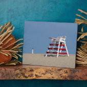 Plaque Photo Chaise de sauveteur du Cap May (Côté)