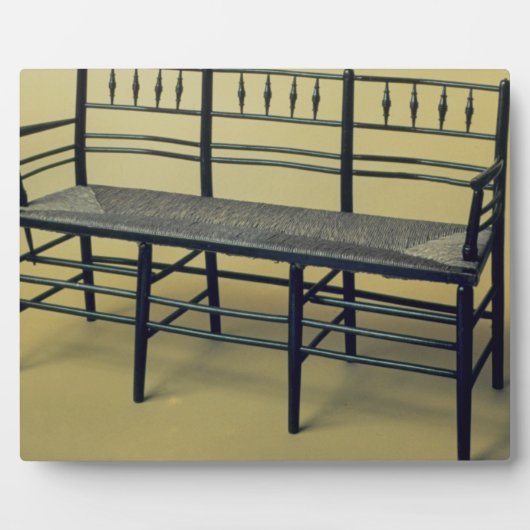 Plaque Photo Chaise Sussex en jonc (bois et jonc) (Devant)