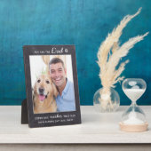 Plaque Photo Chalkboard CHIEN DAD Personnalisé Animaux de compa (Côté)