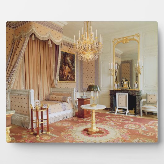 Plaque Photo Chambre dans le Grand Trianon (photo) (Devant)