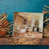 Plaque Photo Chambre dans le Grand Trianon (photo) (Côté)