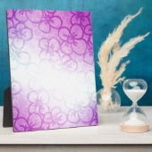 Plaque Photo Champ De Fleur - Violet (Côté)