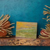 Plaque Photo Champ fleur sauvage (Côté)