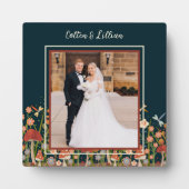 Plaque Photo Champignons des libellules floraux Noms Customisés (Devant)