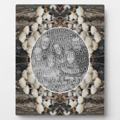 Plaque Photo Champignons sauvages blancs Nature Ajouter votre p (Devant)