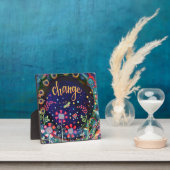 Plaque Photo Changer le papillon Fleur sauvage Whimsical Pretty (Insitu)