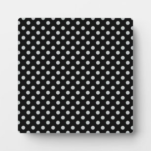 Plaque Photo Changer les points polka gris en n'importe quelle