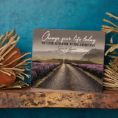 Plaque Photo Changez votre vie aujourd'hui (Côté)