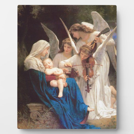 Plaque Photo Chanson des Anges - William-Adolphe Bouguereau (Devant)