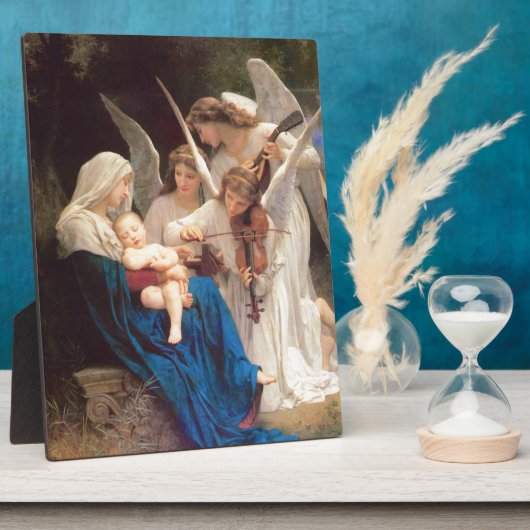 Plaque Photo Chanson des Anges - William-Adolphe Bouguereau (Côté)