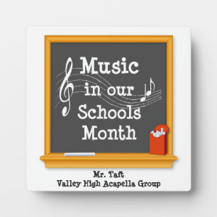 Plaque Photo Chantez votre enseignant favori