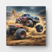 Plaque Photo Chaos on Wheels : Monster Truck Smash Derby, (Devant)