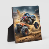Plaque Photo Chaos on Wheels : Monster Truck Smash Derby, (Recto)
