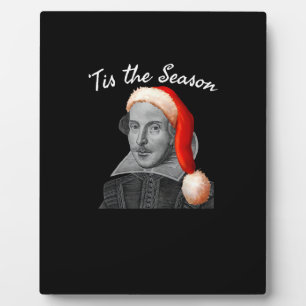 Plaque Photo Chapeau de Noël vintage du Père Noël Drôle de sais