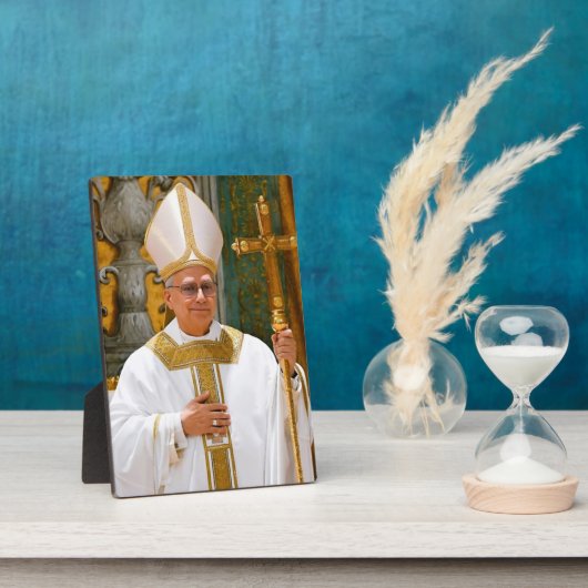 Plaque Photo Chapelle Sixtine du Pape Leo XIV (Côté)