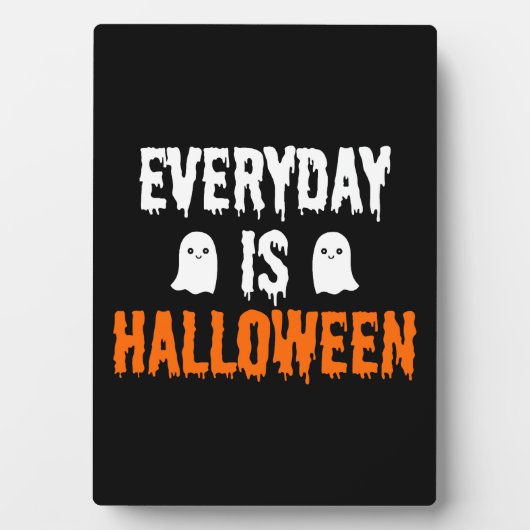 Plaque Photo Chaque Jour, C'Est Halloween (Devant)