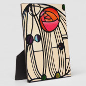 Plaque Photo Charles Rennie Mackintosh Vitrail (Côté)